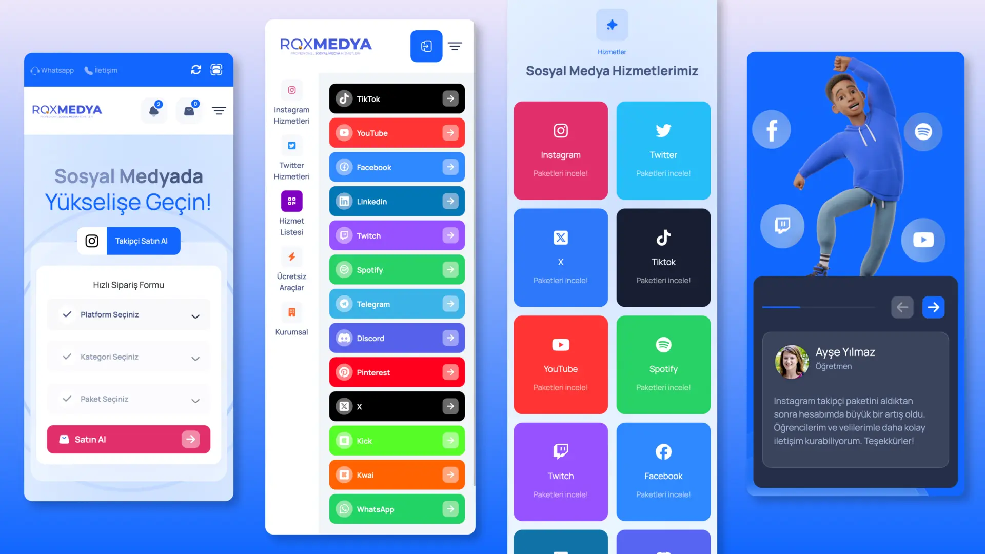 RoxMedya - Social Media Growth Services Hover Image