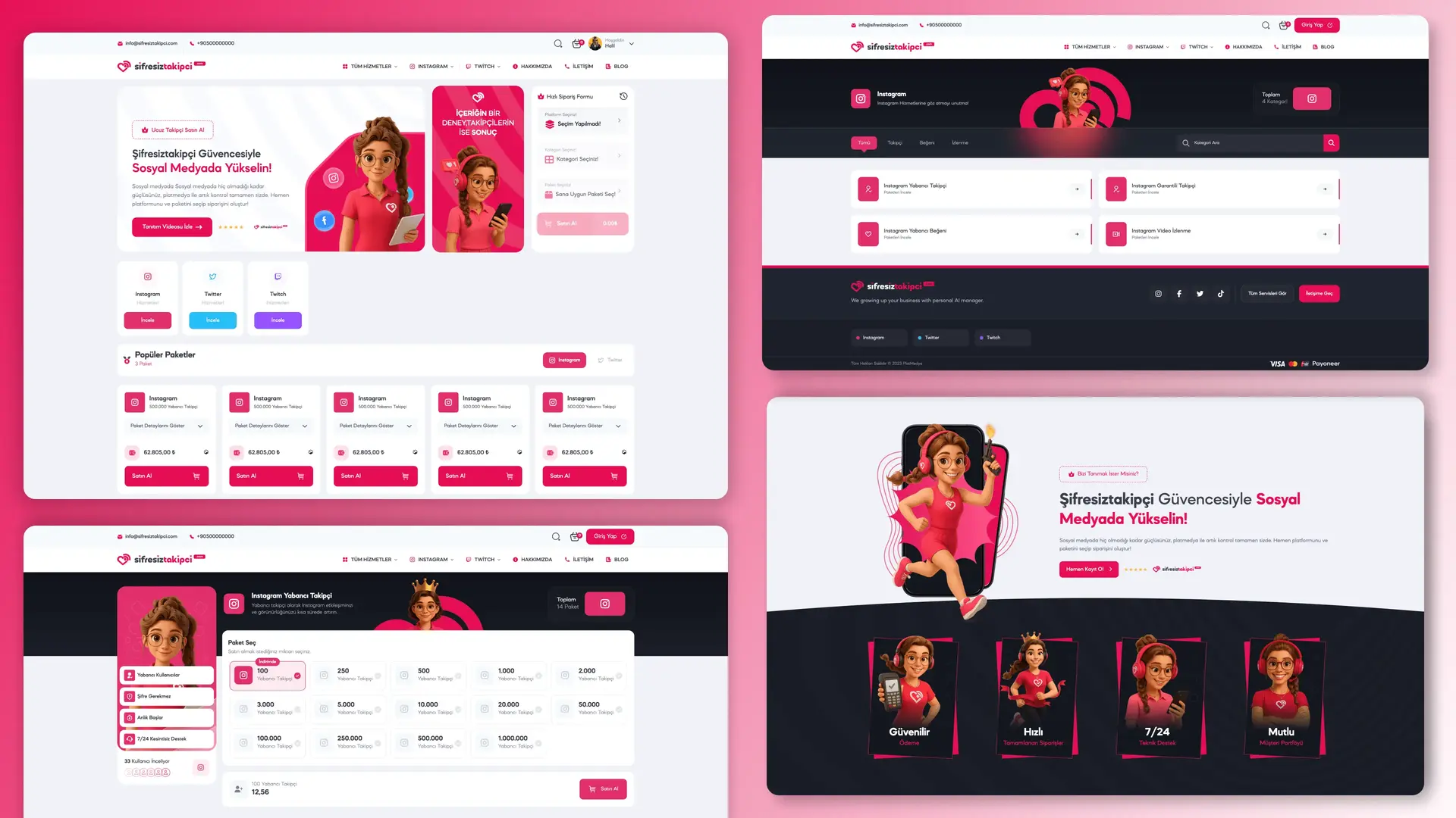 ŞifresizTakipçi - Social Media Follower Services Main Image